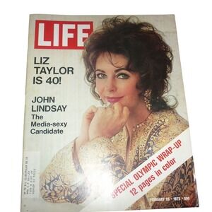 LIFE Magazine February 25 1972 Elizabeth Taylor 40th Birthday Howard Hughes